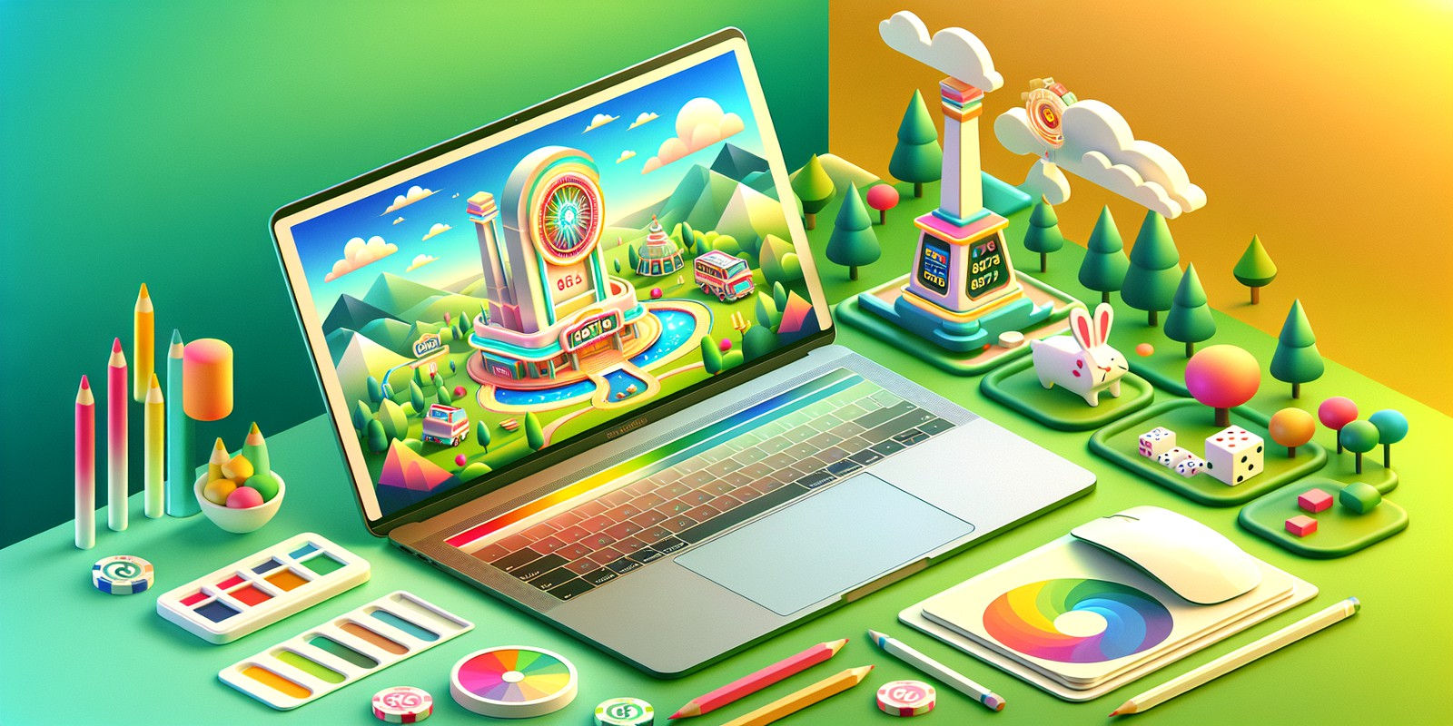 Illustration of slot gaming at Aviator Predictor, guiding users through strategies.